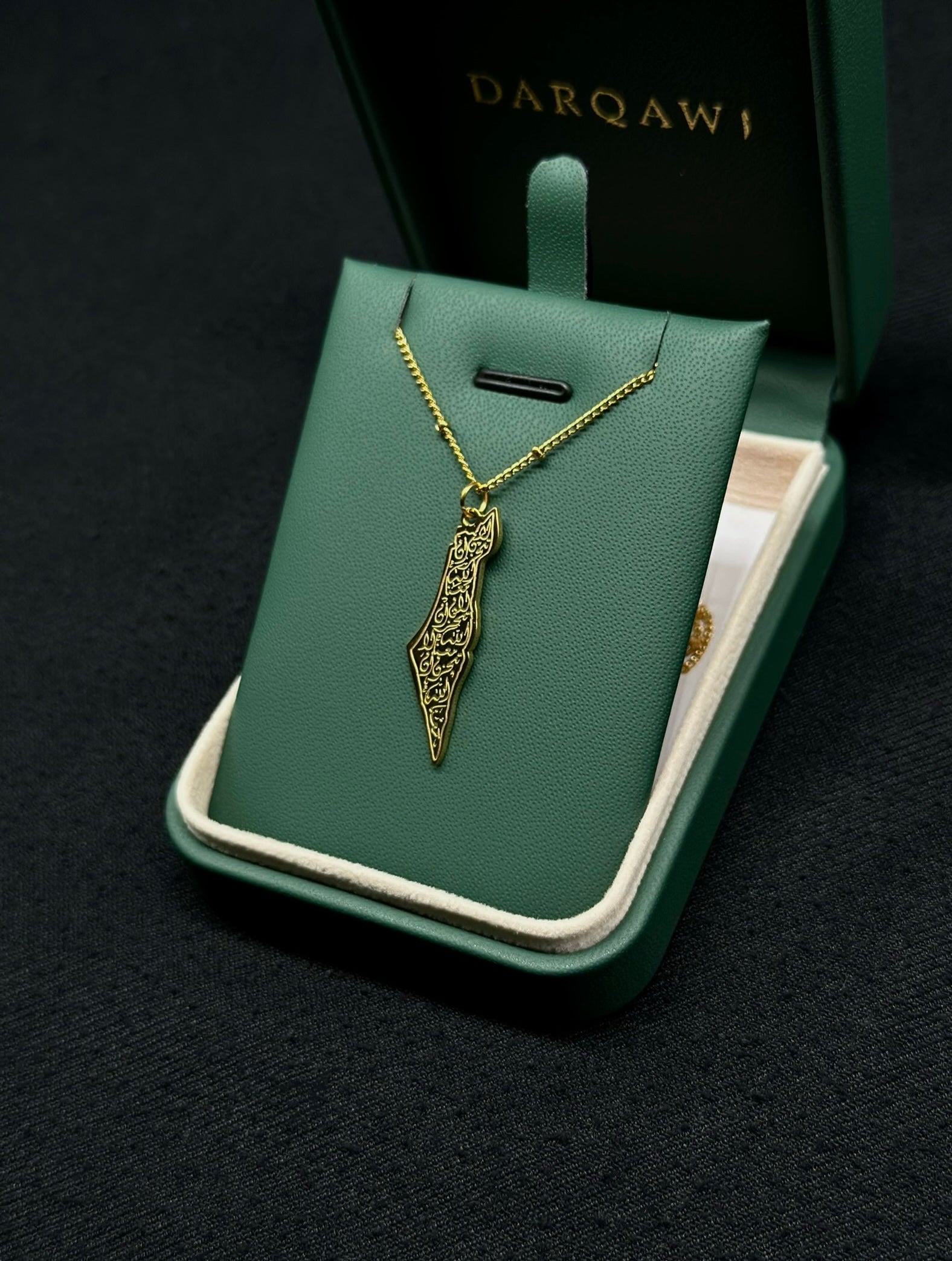 Palestine Map Necklace | Al Aqsa Necklace Dome Of The Rock
