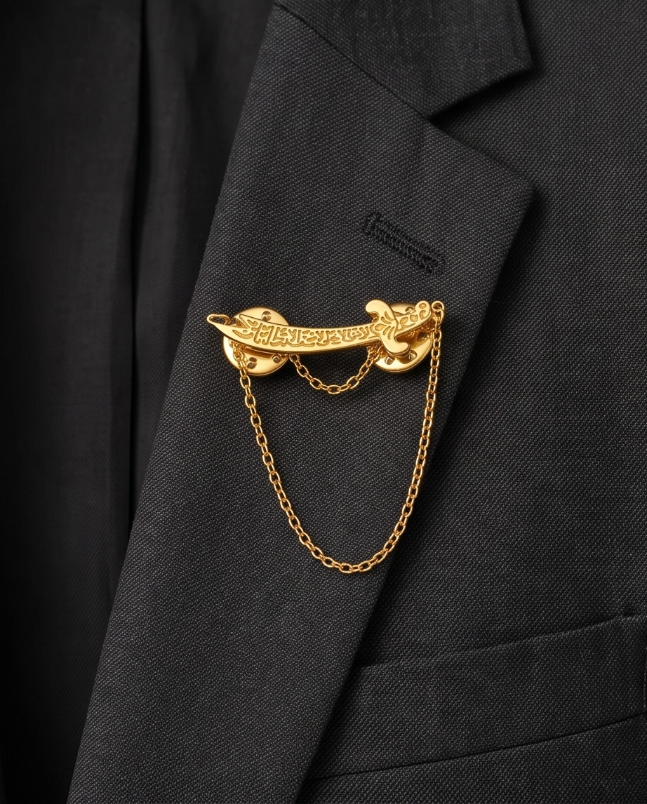 Zulfiqar Broche Pin