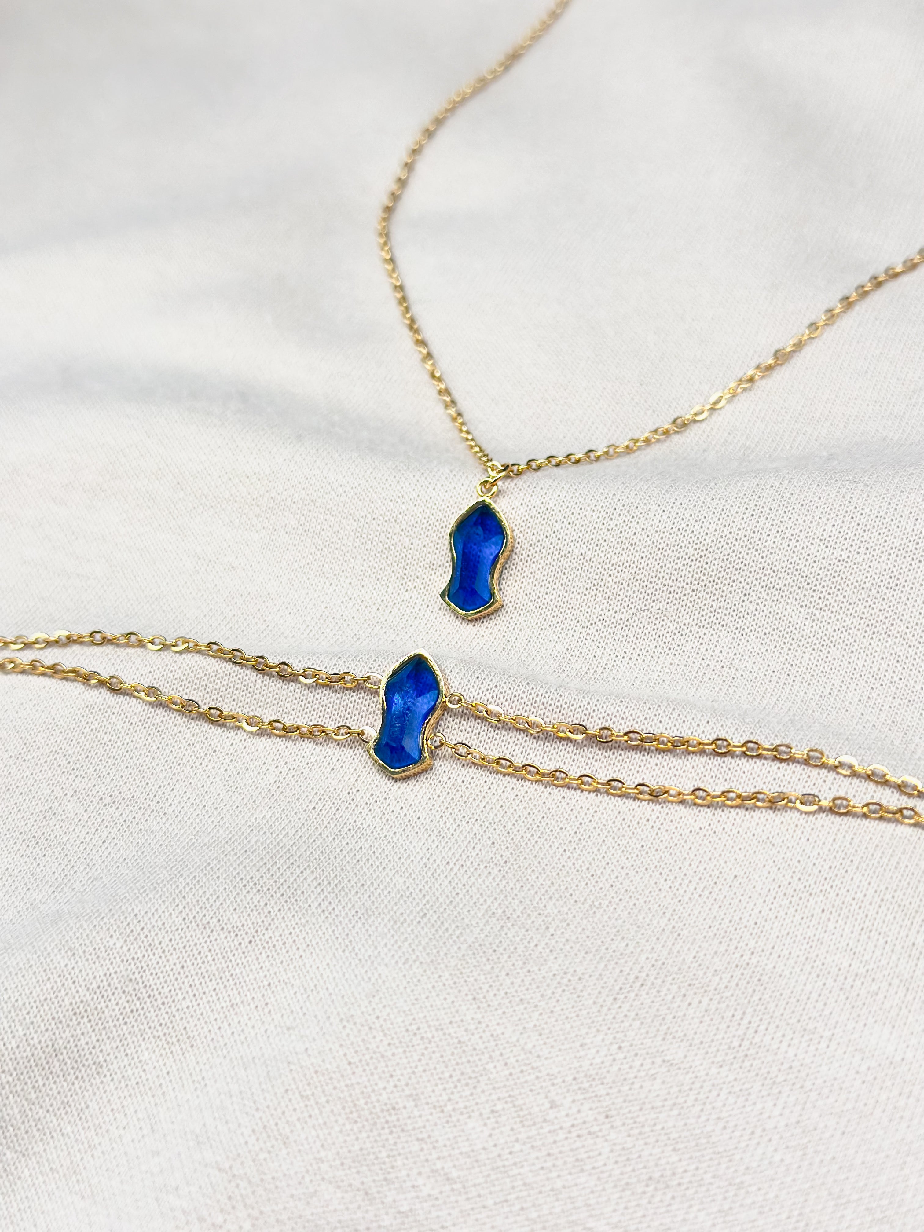 Sapphire Sandal Set