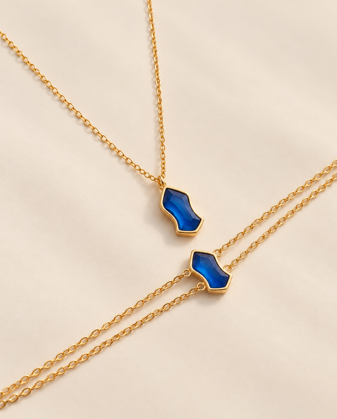 Sapphire Sandal Set